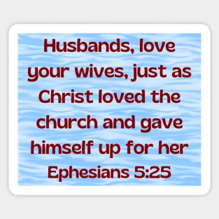 Bible Verse Ephesians 5:25 Sticker